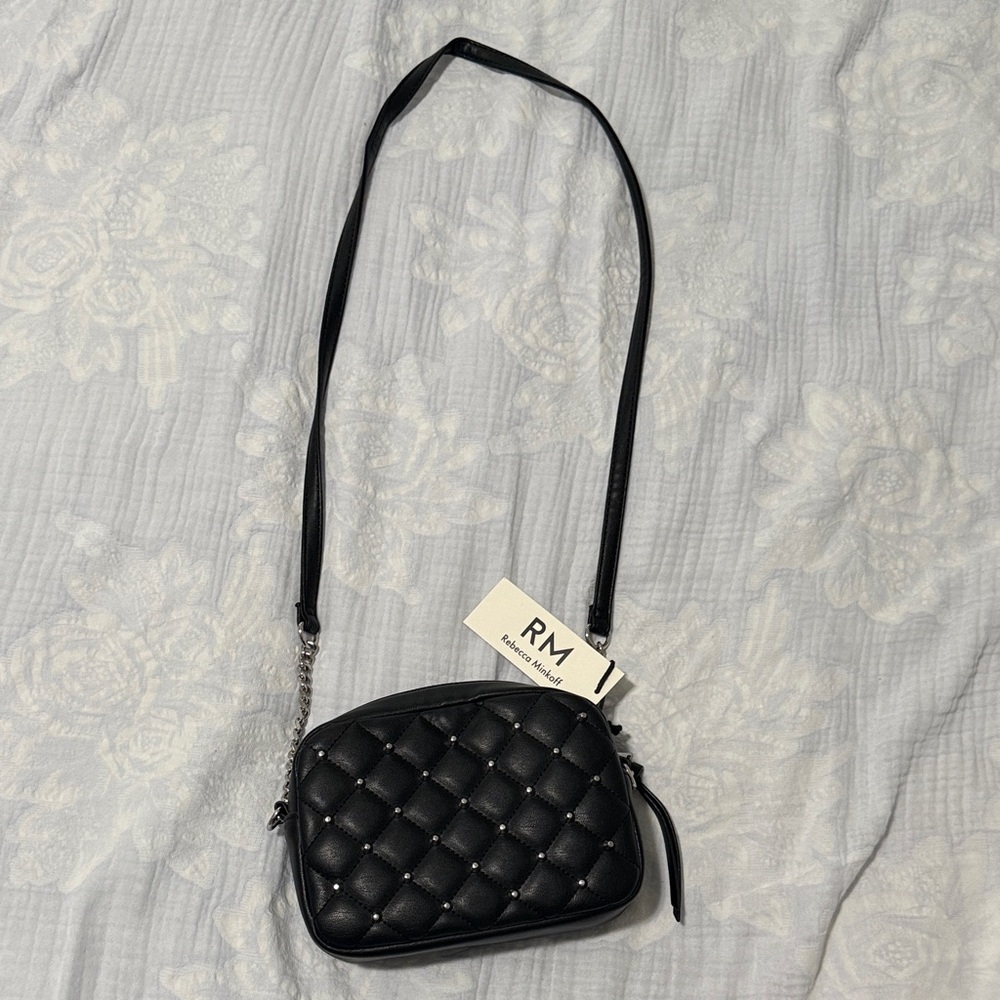 Rebecca Minkoff Black Quilted Crossbody Bag
